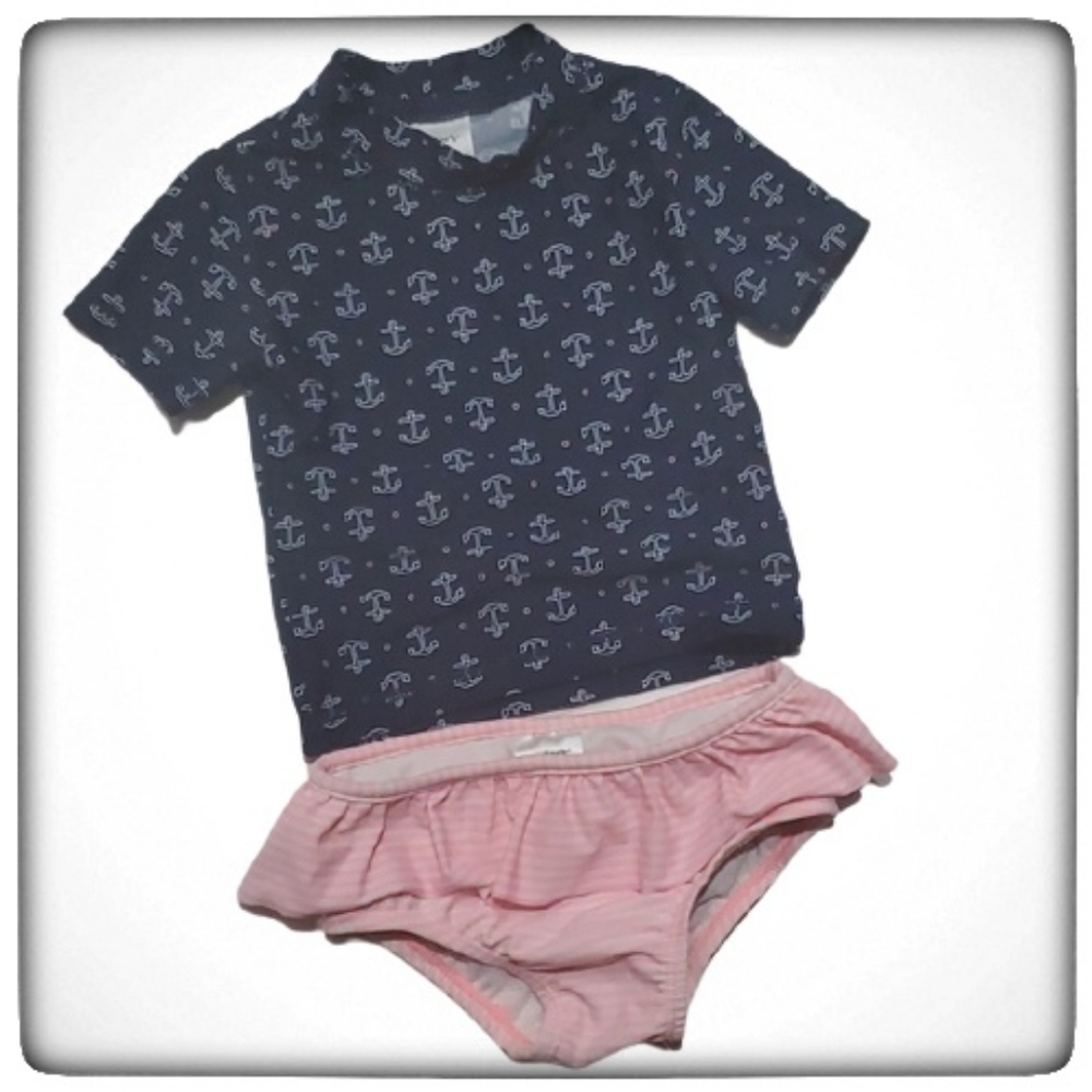 Carter's Nautical Bikini 2 Piece Swim Suit-18M
